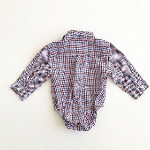 Janie & Jack Scottie Park button shirt EUC 6-12m - Picture 4 of 4